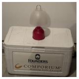 Cooler and Camp Light