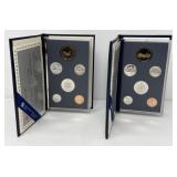 1991,1993 Canadian Specimen Coin Sets