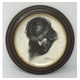 W.S.George Porcelain Plate, " Portraits of Christ"