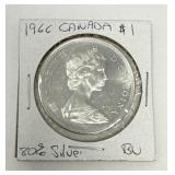 1966 Silver Canada $1