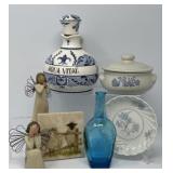Decor in Blue and Beige