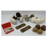 Vintage Door Knobs, Drawer Pulls, Backplates