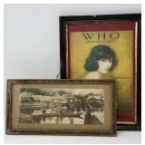 Asian Colorized Print, and Woman Print