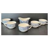 Royal China Currier & Ives Blue and White Set