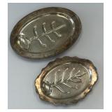Wm. Rogers Silver Plate Meat Trays