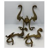 Cast Iron Serpentine Hooks from Hall Tree