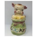 1950ï¿½s American Bisque "Pig in a Poke" Cookie Jar