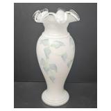 Fenton Hand Painted and Signed Vase