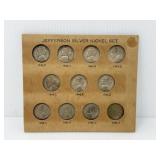 Complete 11 Coin Silver War Nickel Set