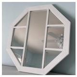 Octagon Window Style Mirror