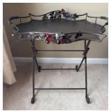 Folding Metal Tray Table