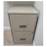 Two Drawer Metal Filing Cabinet