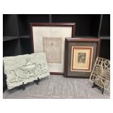 Davinciï¿½s David and Vitruvius, Two Wall Hangings