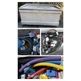 Deck Box with Pool Supplies