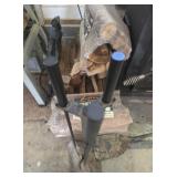Firewood and Carrier and Tools