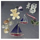 Sun Catchers and Bear Figurines