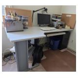 Computer Desk with File Cabinet and More