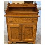 Oak Dry Sink Cabinet