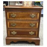Dixie Brand Bedside Table with Inlaid Wood A