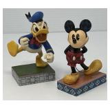 Jim Shore Disney Figurines, Mickey and Donald Duck