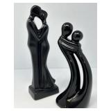 Loving Couple Ceramic Figurines