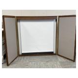 Projector Screen/ White Board in Wall Cabinet