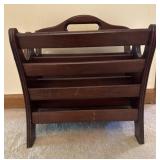 Wood Magazine Rack