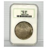 1923 NGC Earlyholder MS64 Peace Dollar