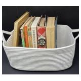 Basket of Cookbooks