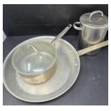 Asparagus Steamer Pot, Pot with Lid, and Pan