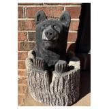 Carved Wooden Bear