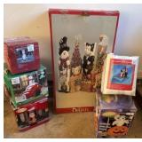 Five Holiday Blow Ups and One Holiday Screen