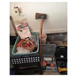 Extension Cords, Drill, Air Gun, Ax