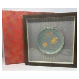 Shadowbox with Ceramic Plate and Giftbox