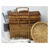 Picnic Basket with Supplies