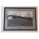 Framed Dusk at Night Print