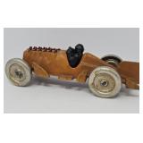 Cast Iron Hubley Race Car with Moving Pistons