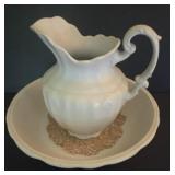 Vintage Wash Pitcher and Bowl