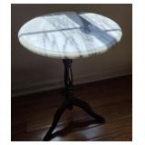 Plant Stand with Marble Top