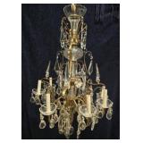 Winfield Scott Vintage Crystal Chandelier