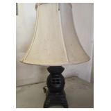 Cast Iron Pot Belly Base Lamp