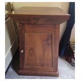 Wooden End Table by Pier One B
