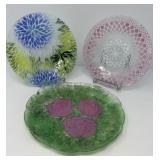 Three Syndenstricker Glass Plates