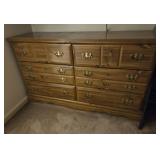 Oak Finish Chest of Drawer
