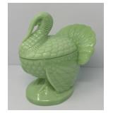 Jadeite Turkey Dish