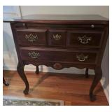 Queen Anne Style Low Boy Chest of Drawers