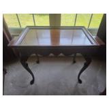 Traditional Tea Table with Candle Shelves