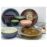 Pottery Collection and Pink McCoy Bowl