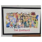 Framed Simpsons 1995 Poster
