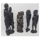 Hand Carved African Figurines